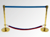 Rent (hire) a decorative gold pillars with blue ribbons and the tricolor flag of Russia, the Catering company "Cordelia"