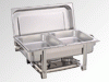 Прокат чафиндишей в Києві. Чафиндиш (chafing dish) на дві гастроємності GN 1/2 в оренду, Кейтерінгова компанія «Корделія»