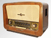 Retro radio record player