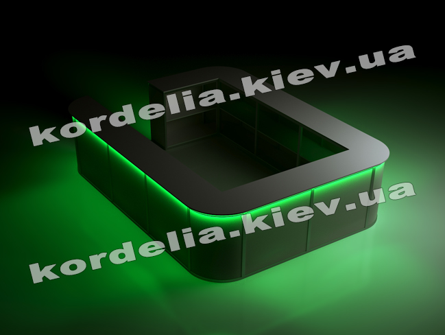 Glowing table for registration