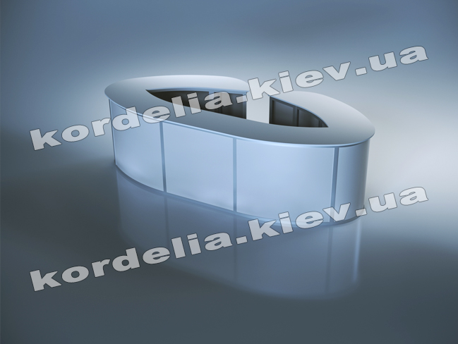 Reception with oval edges